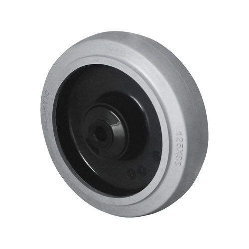4260565391333 - Elastik-Reifen auf PA-Felge Kugellager in Edelstahl Rad-Ø x Breite 125 x 38 mm 4260565391333 - Elastik-Reifen auf PA-Felge Kugellager in Edelstahl Rad-Ø x Breite 125 x 38 mm