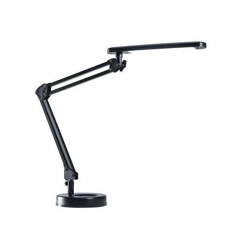 7612176073967 - Styro Gmbhablage-systeme - Schreibtischleuchte Aluschwarz Hmax600mm Standfuß mLED hansa