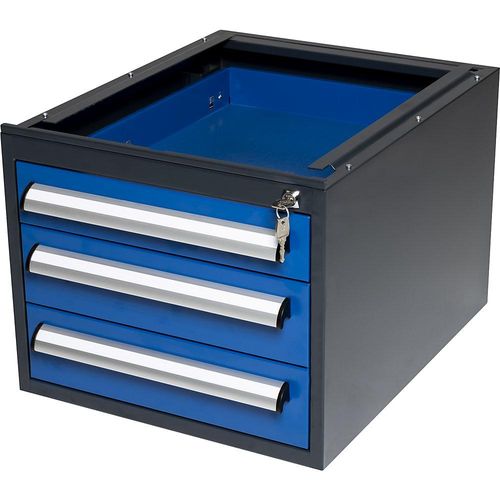 8697653683883 - eurokraft basic Schubladen-Hängeblock für Arbeitstisch-System WT 3 Schubladen (90 120 120 mm) Höhe 395 mm 8697653683883 - eurokraft basic Schubladen-Hängeblock für Arbeitstisch-System WT 3 Schubladen (90 120 120 mm) Höhe 395 mm