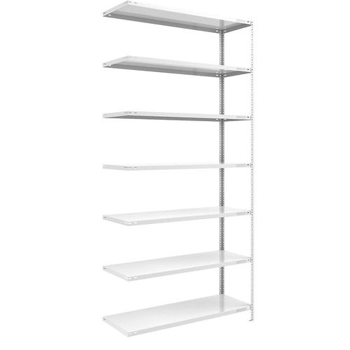 4061753023148 - eurokraft pro Schraubregal Bauart leicht kunststoffbeschichtet Regalhöhe 3000 mm Bodenbreite 1300 mm Tiefe 600 mm Anbauregal 4061753023148 - eurokraft pro Schraubregal Bauart leicht kunststoffbeschichtet Regalhöhe 3000 mm Bodenbreite 1300 mm Tiefe 600 mm Anbauregal