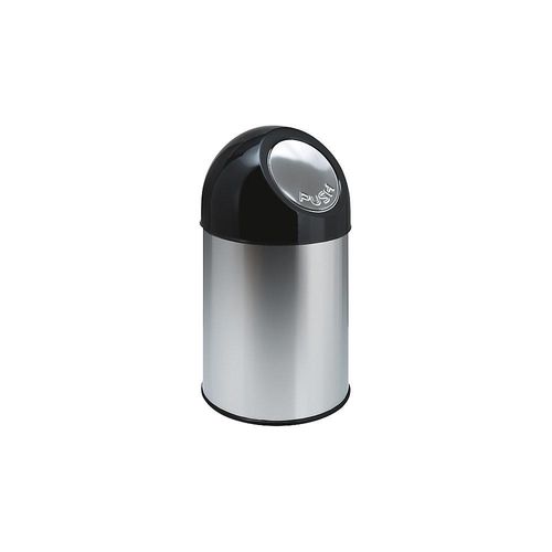 8713631004898 - Push-Mülleimer Stahl Volumen 30 l Edelstahl ab 2 Stk kaiserkraft