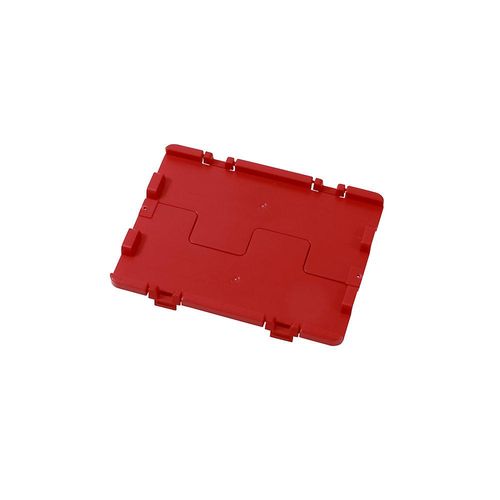 4031022044167 - Klappdeckel inklusive Scharniere VE 4 Stück LxB 600 x 400 mm rot kaiserkraft