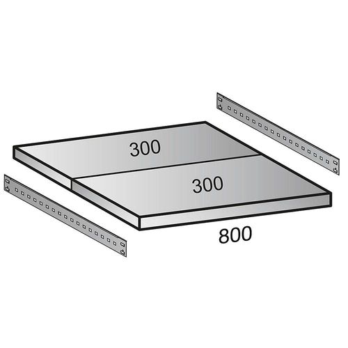 4260035210911 - Zusatzboden für Archiv-Steckregal Tiefe 600 mm Breite 800 mm 4260035210911 - Zusatzboden für Archiv-Steckregal Tiefe 600 mm Breite 800 mm