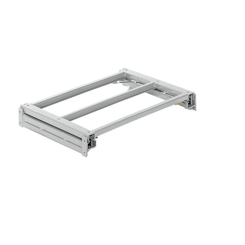 7612269016130 - LISTA Auszugrahmen BxT 1290 x 860 mm Fachlast 1000 kg 100% ausziehbar lichtgrau