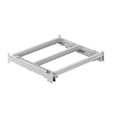 7612269016031 - LISTA Auszugrahmen BxT 890 x 860 mm Fachlast 1000 kg 65% ausziehbar lichtgrau