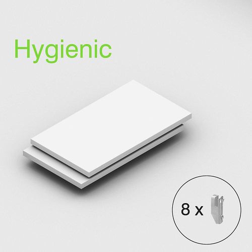 4061753031365 - eurokraft pro Fachboden für Hygiene-Steckregal VE 2 Stk BxT 965 x 550 mm 4061753031365 - eurokraft pro Fachboden für Hygiene-Steckregal VE 2 Stk BxT 965 x 550 mm