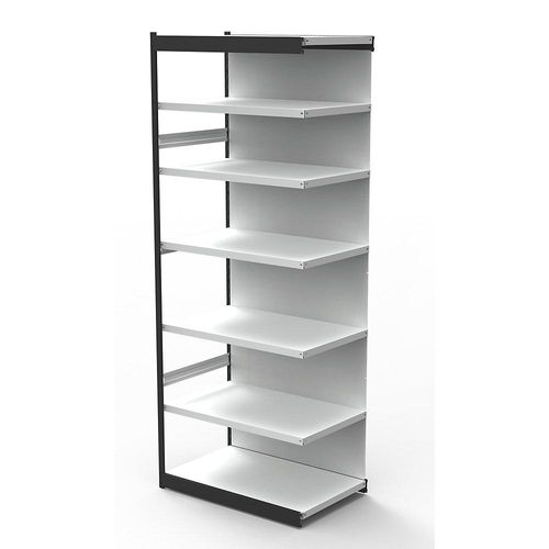 4044917045408 - Büro-Regalsystem mit Rückwand Regalhöhe 2600 mm Anbauregal Breite x Tiefe 750 x 500 mm kaiserkraft 4044917045408 - Büro-Regalsystem mit Rückwand Regalhöhe 2600 mm Anbauregal Breite x Tiefe 750 x 500 mm kaiserkraft