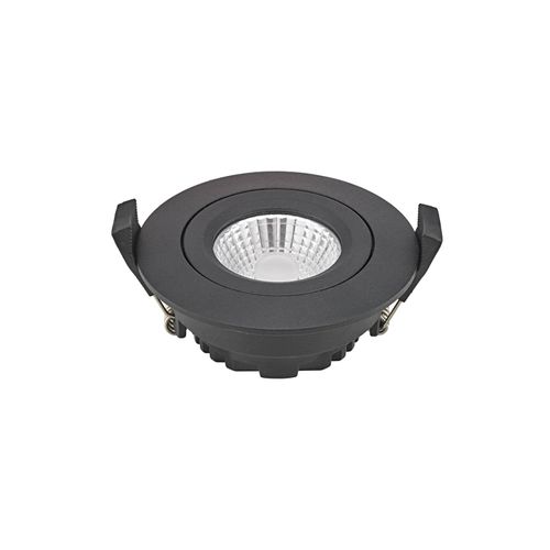 4028085572553 - LED-Deckeneinbauspot Diled Ø 85 cm 6 W Dim-To-Warm schwarz