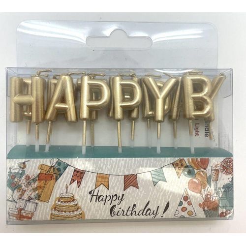 8717794091412 - Kerze HAPPY BIRTHDAY 8717794091412 - Kerze HAPPY BIRTHDAY