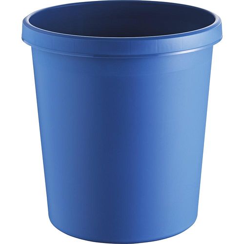 4012086052503 - helit Papierkorb aus Polyethylen Volumen 18 l HxØ 320 x 310 mm blau VE 15 Stk