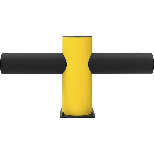 4250912311213 - Dancop International Gmbh - Verkehrsbarriere Spezialkunststoff einzeilig Mittelpfosten Höhe 516 mm Durchm 200 mm gelb schwarz 4250912311213 - Dancop International Gmbh - Verkehrsbarriere Spezialkunststoff einzeilig Mittelpfosten Höhe 516 mm Durchm 200 mm gelb schwarz
