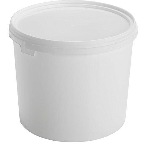 4260582170454 - Fach-pak - Eimer 5 l Kunststoff lebensmittelecht weiß mit Bügelgriff und Stülpdeckel ø 188 mm Höhe 214 mm 4260582170454 - Fach-pak - Eimer 5 l Kunststoff lebensmittelecht weiß mit Bügelgriff und Stülpdeckel ø 188 mm Höhe 214 mm