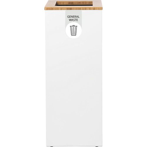 8719992730865 - Wertstoffsammler Lune Paxa 34 Liter weiß grau 8719992730865 - Wertstoffsammler Lune Paxa 34 Liter weiß grau