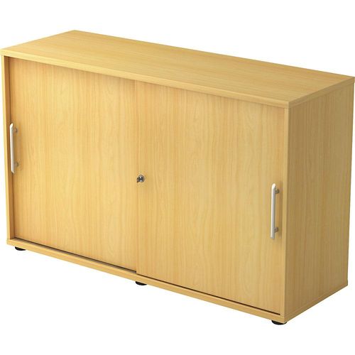 4032062024935 - HAMMERBACHER Schiebetürenschrank Prokura V1752S 6 6 RE buche 1 Fachboden 1200 x 400 x 748 cm 4032062024935 - HAMMERBACHER Schiebetürenschrank Prokura V1752S 6 6 RE buche 1 Fachboden 1200 x 400 x 748 cm
