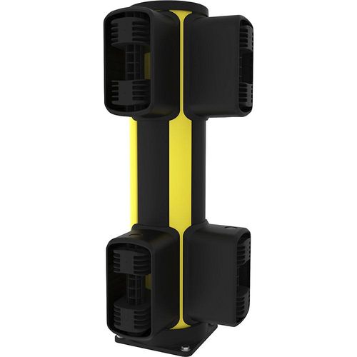 4061753258960 - Axelent Rammschutz-Eckpoller X-Protect Höhe 870 mm vier Anschlüsse 4061753258960 - Axelent Rammschutz-Eckpoller X-Protect Höhe 870 mm vier Anschlüsse