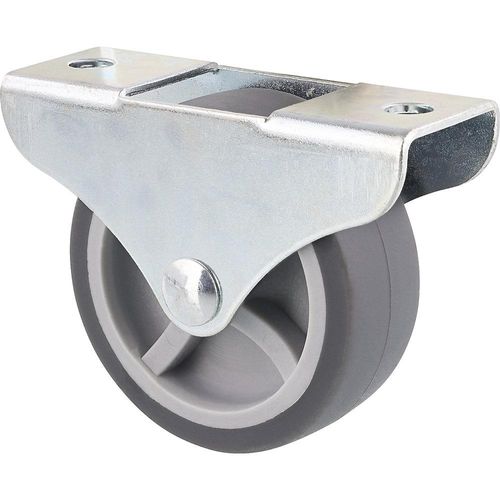 4001073019131 - Möbel-Bockrolle Radbreite 19 mm VE 10 Stk Ø 50 mm Tragfähigkeit 50 kg