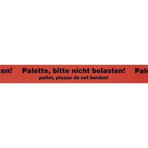 4251924714276 - PP-Warnklebeband Aufdruck Palette bitte nicht belasten! VE 36 Stk Bandbreite 50 mm ab 10 VE ratioform 4251924714276 - PP-Warnklebeband Aufdruck Palette bitte nicht belasten! VE 36 Stk Bandbreite 50 mm ab 10 VE ratioform