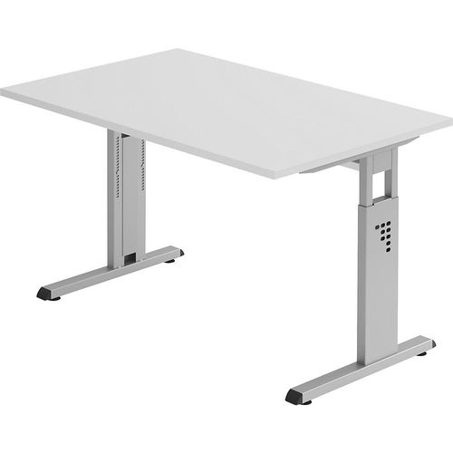 4032062004234 - Matrix Höhenverstellbar Schreibtisch Rechteckig Grau C-Fuß 1200 (B) x 800 (T) x 850 (H) mm Aluminium Holz Kunststoff Spanplatte 4032062004234 - Matrix Höhenverstellbar Schreibtisch Rechteckig Grau C-Fuß 1200 (B) x 800 (T) x 850 (H) mm Aluminium Holz Kunststoff Spanplatte