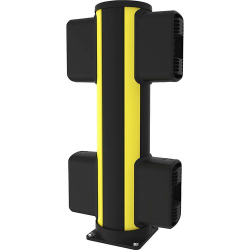 4061753258953 - Axelent Rammschutz-Mittelpoller X-Protect Höhe 870 mm zwei Anschlüsse gegenüberliegend 4061753258953 - Axelent Rammschutz-Mittelpoller X-Protect Höhe 870 mm zwei Anschlüsse gegenüberliegend