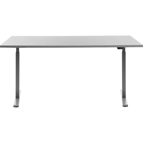 4014296873749 - Sitz-Steh-Schreibtisch E-Table TTS16080GG elektrisch höhenverstellbar 70-120cm (H) 160cmx80cm (BxT) rechteckig lichtgrau   L