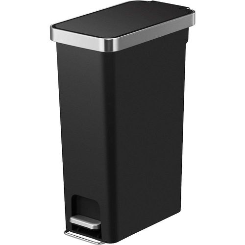 8713631198481 - EKO Treteimer Hana Slim Volumen 40 l BxHxT 265 x 645 x 455 mm schwarz 8713631198481 - EKO Treteimer Hana Slim Volumen 40 l BxHxT 265 x 645 x 455 mm schwarz