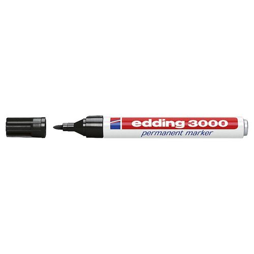 4251924705670 - Permanentmarker edding® 3000 Strichstärke 15 - 3 mm VE 10 Stk schwarz ab 10 VE