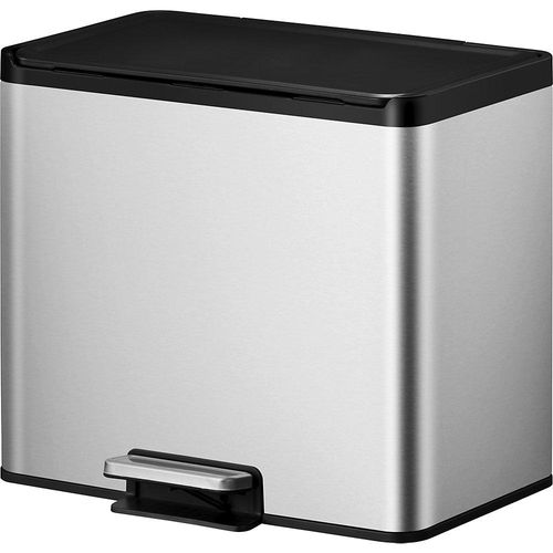 8713631184675 - EKO - Essential 2 Recycler Treteimer 9+9+9 ltr EKO - Edelstahl Polypropylen - Edelstahl matt 8713631184675 - EKO - Essential 2 Recycler Treteimer 9+9+9 ltr EKO - Edelstahl Polypropylen - Edelstahl matt