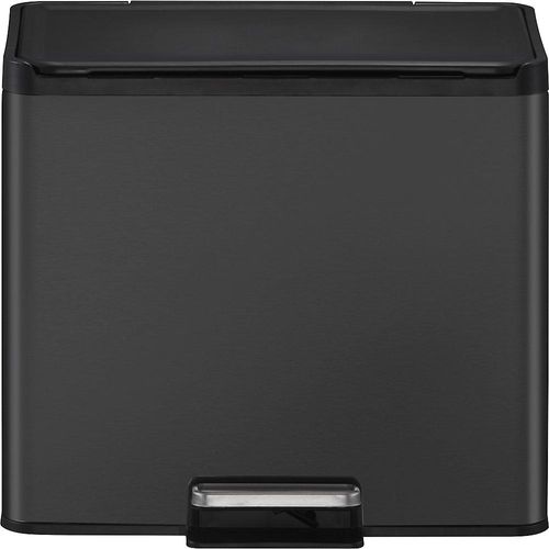 8713631187744 - EKO Treteimer Essential Recycler 2 x 15 Liter Edelstahl fingerabdrucksicher Stay-open-Funktion B 462 x T 338 x H 411 mm schwarz 8713631187744 - EKO Treteimer Essential Recycler 2 x 15 Liter Edelstahl fingerabdrucksicher Stay-open-Funktion B 462 x T 338 x H 411 mm schwarz