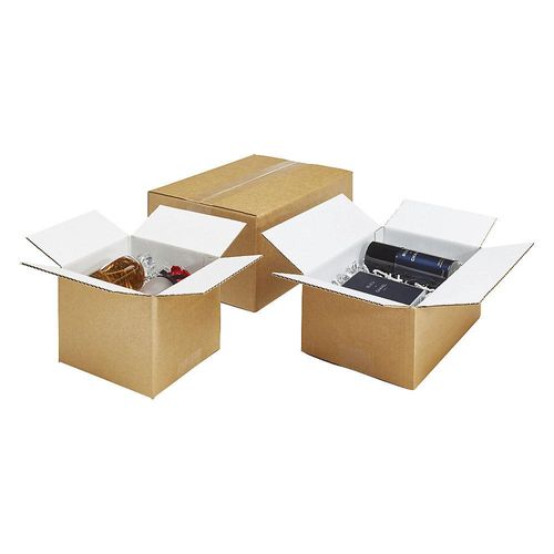 4251924722424 - Wellpapp-Faltkarton innen weiß LxBxH 240 x 160 x 100 mm ab 300 Stk ratioform