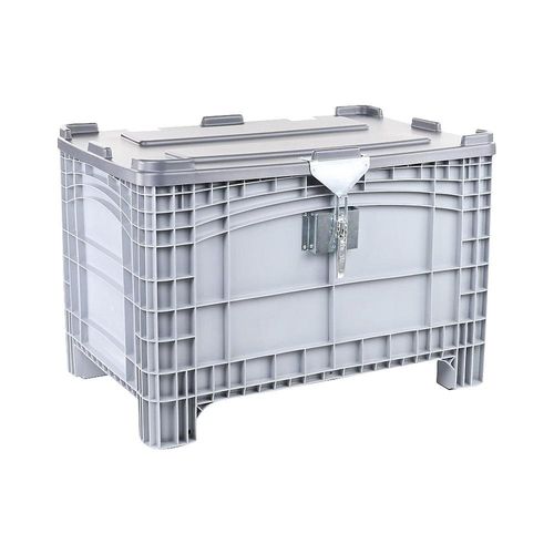 4260670629413 - Scharnierdeckel für Großbehälter abschließbar grau für LxB 800 x 1200 mm 4260670629413 - Scharnierdeckel für Großbehälter abschließbar grau für LxB 800 x 1200 mm