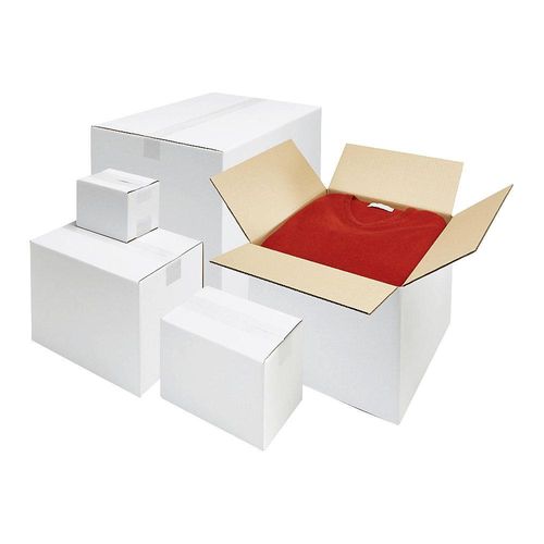 8057717933901 - Wellpapp-Faltkarton weiß LxBxH 460 x 325 x 160 mm 2-wellig ab 1000 Stk ratioform 8057717933901 - Wellpapp-Faltkarton weiß LxBxH 460 x 325 x 160 mm 2-wellig ab 1000 Stk ratioform