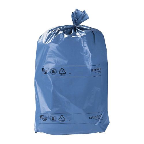 8057714365026 - Standard Müllsäcke LDPE 120 l 60 µm LxB 1100 x 700 mm VE 25 Stk blau ab 30 VE