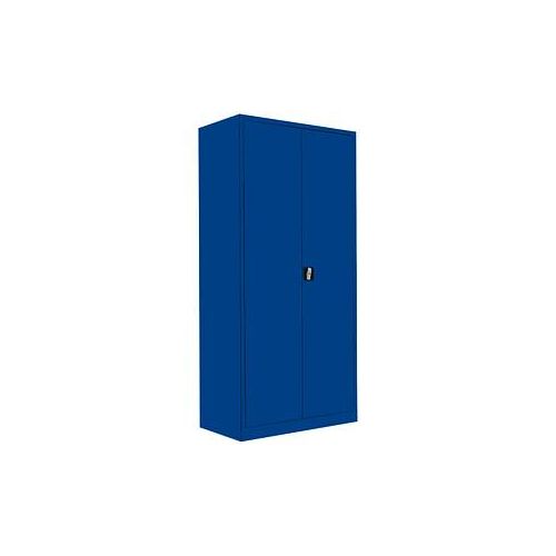 4061815539341 - Stahlschrank 530353 enzianblau 925 x 500 x 1950 cm aufgebaut  4061815539341 LÜLLMANN