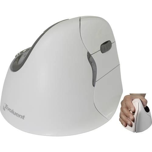 0852153014515 - VerticalMouse4 VM4RB Mac Kabellose ergonomische Maus Bluetooth® Optisch Weiß Silber 6 Tasten 2800 dpi Ergonomisch