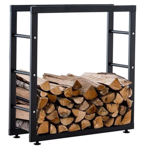 4066708768846 - Kaminholzständer Kerry-II 25x40x80 Schwarz 4066708768846 - Kaminholzständer Kerry-II 25x40x80 Schwarz