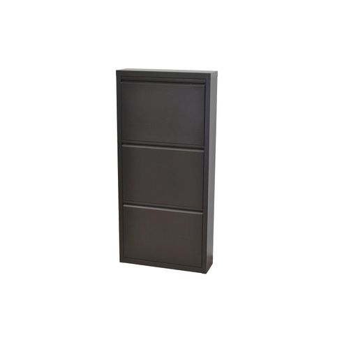 4046884080932 - möbel direkt online Metallschuhschrank (3Klappen) Madrid 4046884080932 - möbel direkt online Metallschuhschrank (3Klappen) Madrid