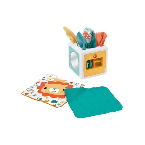 0194735130795 - HML64 - Fisher-Price - 2-in-1 Babys Tücherbox - Sensorisches Spielzeug