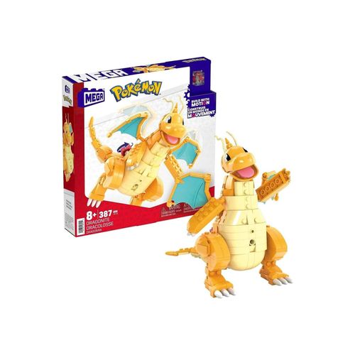 0194735107919 - MEGA Pokémon Dragonite Dragoran bewegliches Bauset Konstruktions Spielzeug Figur