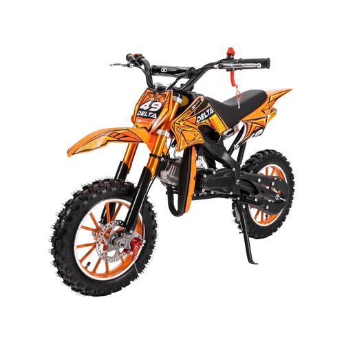 1310553342403 - Kinder-Crossbike Delta Benzin-Kindermotorrad 49 ccm bis zu 40 km h Scheibenbremsen ab 5 Jahren (Orange) 1310553342403 - Kinder-Crossbike Delta Benzin-Kindermotorrad 49 ccm bis zu 40 km h Scheibenbremsen ab 5 Jahren (Orange)
