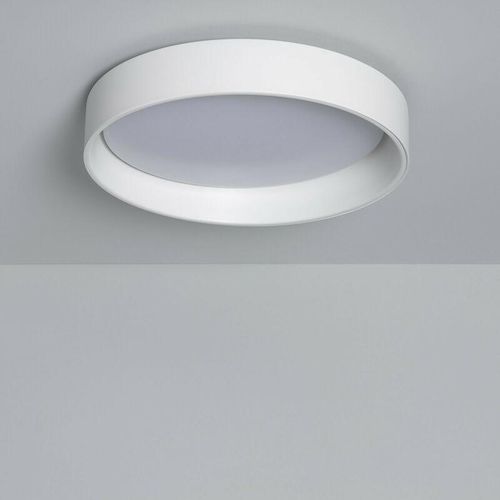 8445044046089 - Ledkia - LED-Deckenleuchte 20W Rund Metall Ø450 mm cct Wählbar Broadway cct 3000K - 6000K Weiß