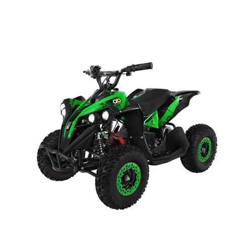4056551050441 - Elektro-Kinderquad Reneblade Mini-Quad mit 1000 Watt Federung Scheibenbremsen drosselbar LEDs (Classic Schwarz Grün) 4056551050441 - Elektro-Kinderquad Reneblade Mini-Quad mit 1000 Watt Federung Scheibenbremsen drosselbar LEDs (Classic Schwarz Grün)
