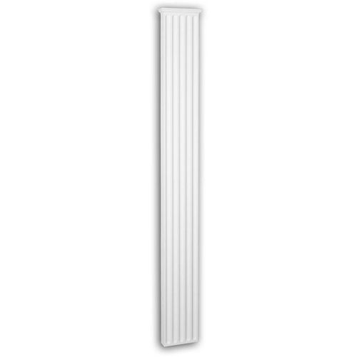 4250691788077 - Decor - Pilaster Schaft 452302 Fassadenelement Pilaster Außenstuck Korinthischer Stil weiß - weiß