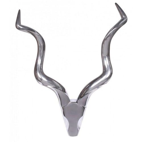 4250739287197 - Wanddekoration Geweih Deer L 80 cm Aluminium silbern