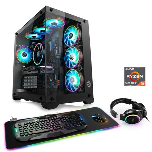 4061474197210 - CSL Gaming-PC Aerion A56115 Advanced Edition Computer Gr Microsoft Windows 11 Home (64 Bit) 16 GB RAM 1000 GB SSD schwarz Gaming PCs