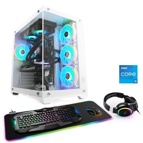 4061474193816 - CSL Gaming-PC Aqueon C55311 Advanced Edition Computer Gr Microsoft Windows 11 Home (64 Bit) 32 GB RAM 1000 GB SSD weiß Gaming PCs