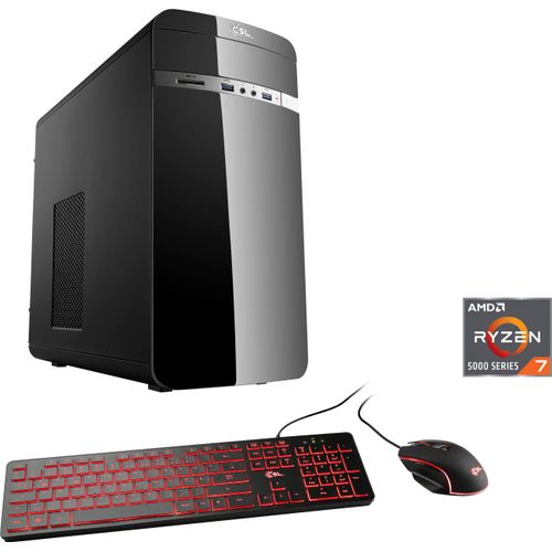 4061474163413 - CSL Gaming-PC Sprint V28514 Computer Gr Microsoft Windows 11 Home (64 Bit) 16 GB RAM 1000 GB SSD schwarz Gaming PCs