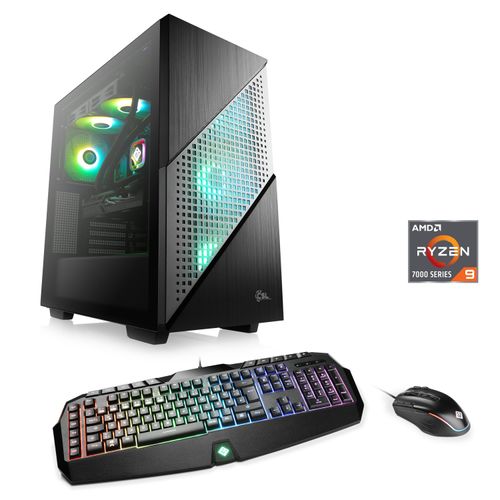 4061474190075 - CSL Gaming-PC Aqueon A99306 Extreme Edition Computer Gr Windows 11 Home64bit 64 GB RAM 4000 GB SSD schwarz Gaming PCs