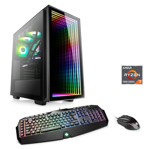 4061474187594 - CSL Gaming-PC Aqueon A77283 Extreme Edition Computer Gr Microsoft Windows 11 Home (64 Bit) 64 GB RAM 4000 GB SSD schwarz Gaming PCs