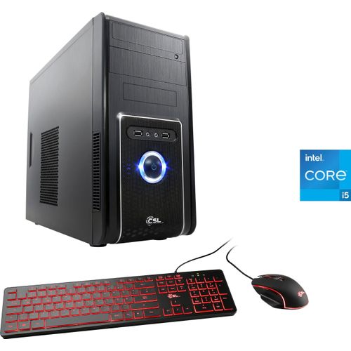 4061474161655 - CSL PC Speed V25815 Computer Gr Microsoft Windows 11 Home (64 Bit) 8 GB RAM 500 GB SSD schwarz Einzel-PCs