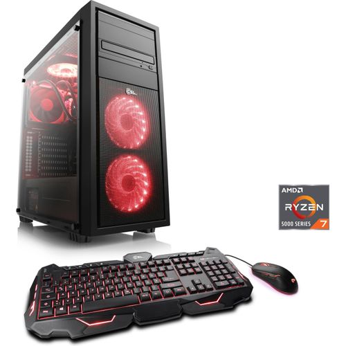 4061474148236 - CSL Gaming-PC HydroX V8993 Computer Gr Microsoft Windows 11 Home (64 Bit) 16 GB RAM 1000 GB SSD schwarz Gaming PCs